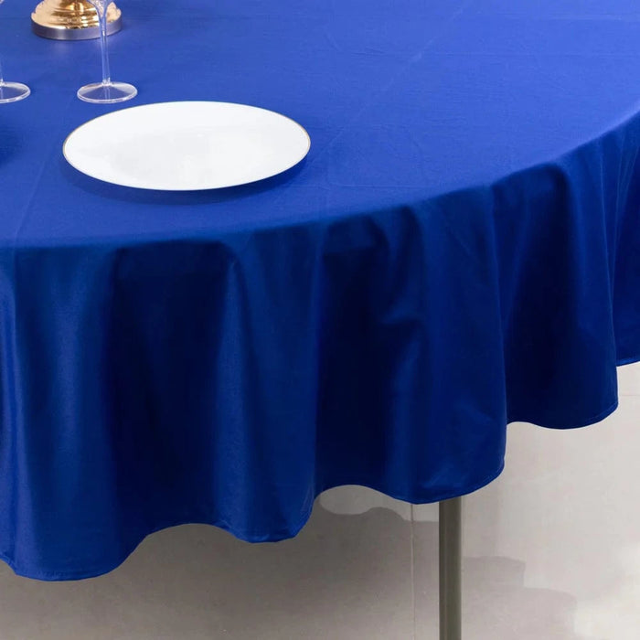 90" Premium Scuba Round Tablecloth