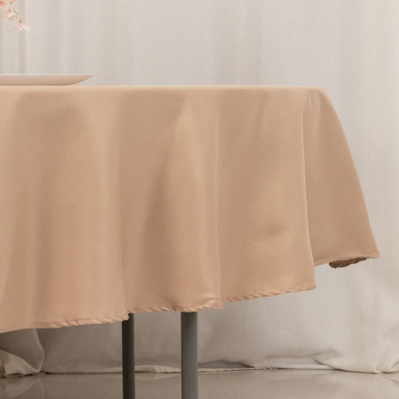 90" Round Tablecloth Premium Polyester Table Cover