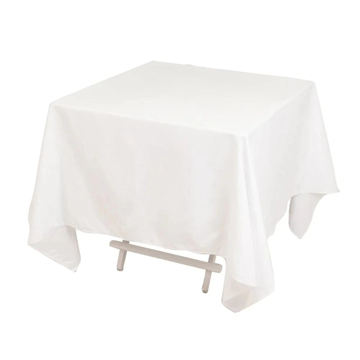 70" Cotton Blend Square Tablecloth for Weddings and Events