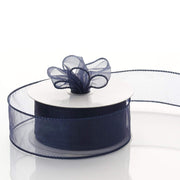 1 1/2" x 10 yards Wired Organza Ribbon