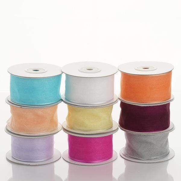 1 1/2" x 10 yards Wired Organza Ribbon