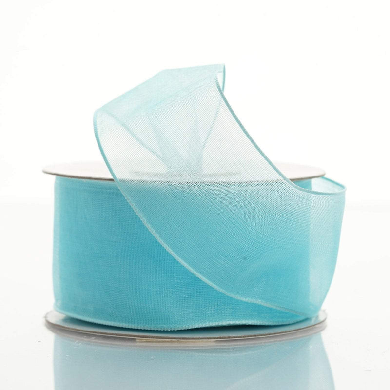 1 1/2" x 10 yards Wired Organza Ribbon
