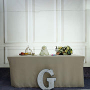 1.7 ft Lighted Metal Marquee Silver Light Up Letter