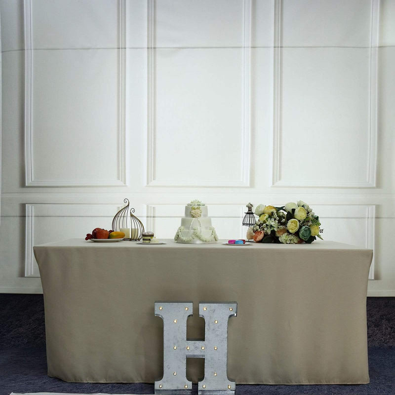 1.7 ft Lighted Metal Marquee Silver Light Up Letter