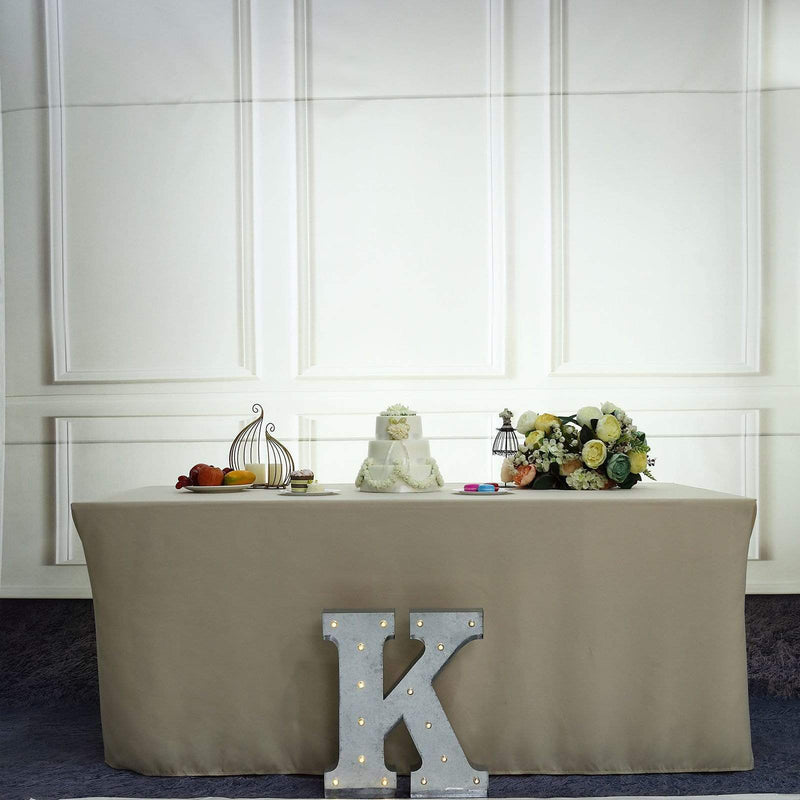 1.7 ft Lighted Metal Marquee Silver Light Up Letter