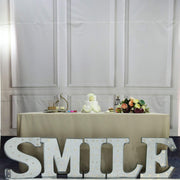 1.7 ft Lighted Metal Marquee Silver Light Up Letter