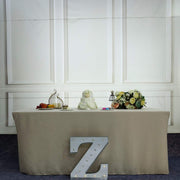 1.7 ft Lighted Metal Marquee Silver Light Up Letter