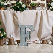 1.7 ft Lighted Metal Marquee Silver Light Up Letter