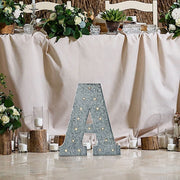 1.7 ft Lighted Metal Marquee Silver Light Up Letter