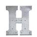 1.7 ft Lighted Metal Marquee Silver Light Up Letter WOD_METLTR01_20_H