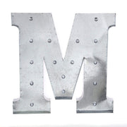 1.7 ft Lighted Metal Marquee Silver Light Up Letter WOD_METLTR01_20_M