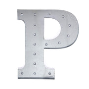 1.7 ft Lighted Metal Marquee Silver Light Up Letter WOD_METLTR01_20_P