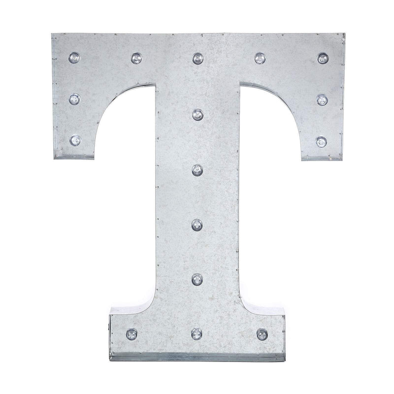 1.7 ft Lighted Metal Marquee Silver Light Up Letter WOD_METLTR01_20_T