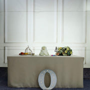 1.7 ft Lighted Metal Marquee Silver Light Up Numbers