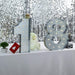 1.7 ft Lighted Metal Marquee Silver Light Up Numbers