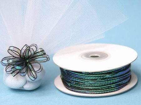 1/8" 50 yards Pull Ribbon RIB_PULL18_BLK