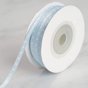 1/8" x 25 yards Single Side Satin Polka Dot Ribbon