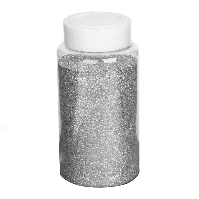 1 lb Jar Sparkly Extra Fine DIY Art Glitter BOTT_GLIT_001_SILV