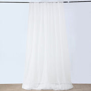 1 Panel 10 x 20 ft Premium Sheer Voile Ceiling Curtain Drape