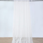 1 Panel 10 x 20 ft Premium Sheer Voile Ceiling Curtain Drape