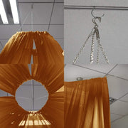 1 Panel 10 x 30 ft Premium Sheer Voile Ceiling Curtains Drapes