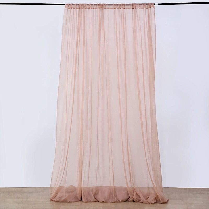 1 Panel 10 x 30 ft Premium Sheer Voile Ceiling Curtains Drapes
