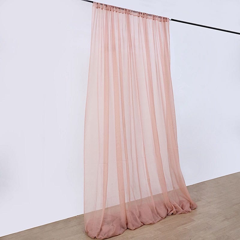 1 Panel 10 x 30 ft Premium Sheer Voile Ceiling Curtains Drapes