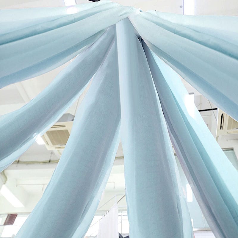 1 Panel 10 x 30 ft Premium Sheer Voile Ceiling Curtains Drapes