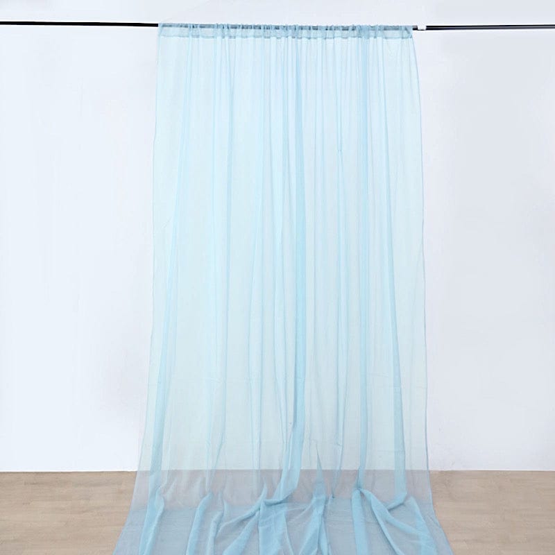 1 Panel 10 x 30 ft Premium Sheer Voile Ceiling Curtains Drapes