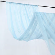 1 Panel 10 x 30 ft Premium Sheer Voile Ceiling Curtains Drapes