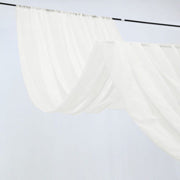 1 Panel 10 x 30 ft Premium Sheer Voile Ceiling Curtains Drapes
