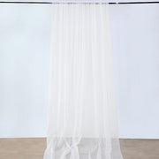 1 Panel 10 x 40 ft Premium Sheer Voile Ceiling Curtains Drapes