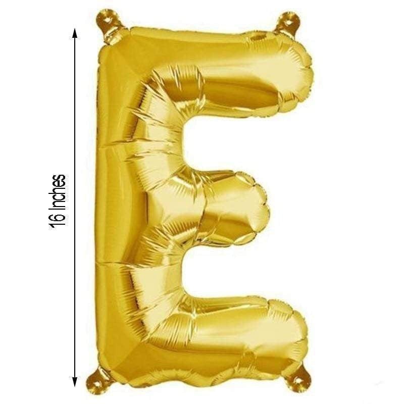 1 pc 16" Mylar Foil Balloon - Gold Letters