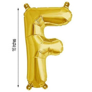 1 pc 16" Mylar Foil Balloon - Gold Letters