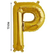 1 pc 16" Mylar Foil Balloon - Gold Letters