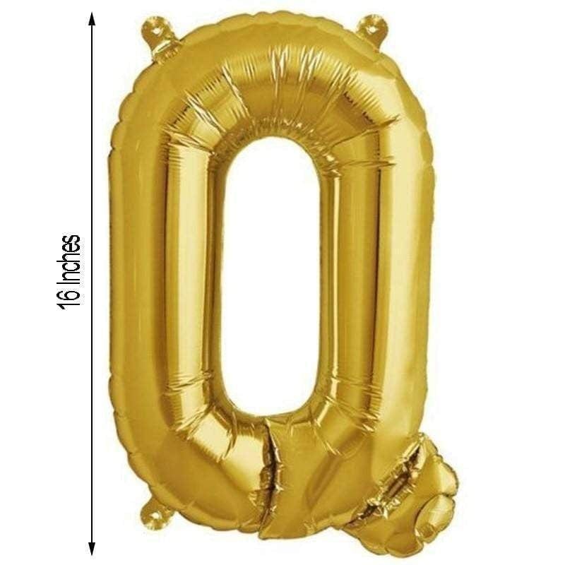 1 pc 16" Mylar Foil Balloon - Gold Letters