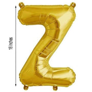 1 pc 16" Mylar Foil Balloon - Gold Letters