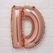 1 pc 16" Mylar Foil Balloon - Rose Gold Letters
