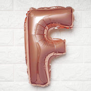 1 pc 16" Mylar Foil Balloon - Rose Gold Letters