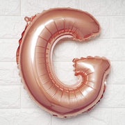 1 pc 16" Mylar Foil Balloon - Rose Gold Letters