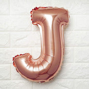 1 pc 16" Mylar Foil Balloon - Rose Gold Letters