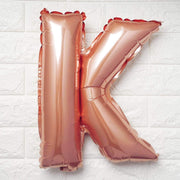 1 pc 16" Mylar Foil Balloon - Rose Gold Letters