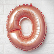 1 pc 16" Mylar Foil Balloon - Rose Gold Letters