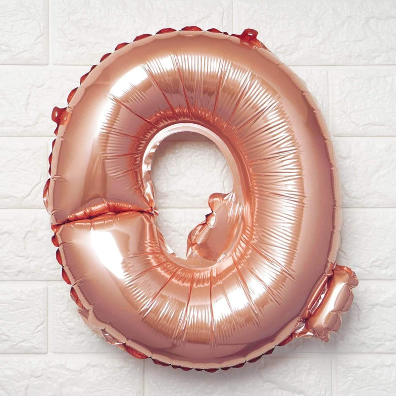 1 pc 16" Mylar Foil Balloon - Rose Gold Letters