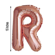 1 pc 16" Mylar Foil Balloon - Rose Gold Letters