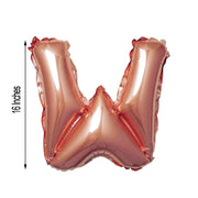 1 pc 16" Mylar Foil Balloon - Rose Gold Letters