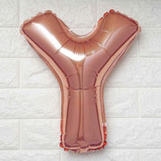 1 pc 16" Mylar Foil Balloon - Rose Gold Letters