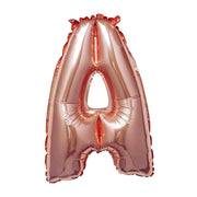 1 pc 16" Mylar Foil Balloon - Rose Gold Letters BLOON_16RG_A