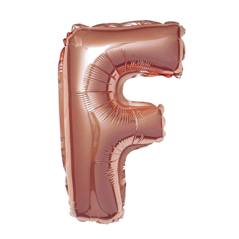 1 pc 16" Mylar Foil Balloon - Rose Gold Letters BLOON_16RG_F