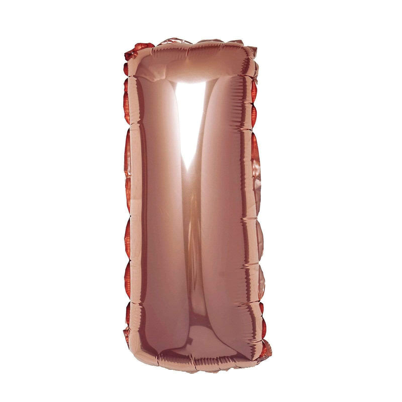 1 pc 16" Mylar Foil Balloon - Rose Gold Letters BLOON_16RG_I